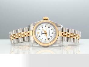Thumbnail von Rolex Oyster Perpetual 26 26mm 1996 Edelstahl Gelbgold 750 Automatik Stahl Stainless Steel 18kt Yellow Gold Jubilé-band Chronometer Oyster White Dial
