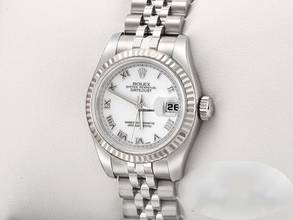 Thumbnail von Rolex Lady-Datejust Stahl Weissgold 750 179174 2008 Automatik Stainless Steel 18kt White Gold Chronometer Oyster Jubilé-band