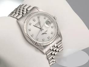 Thumbnail von Rolex Datejust 36 36mm 16234 Stahl Weissgold 750 Diamanten Automatik