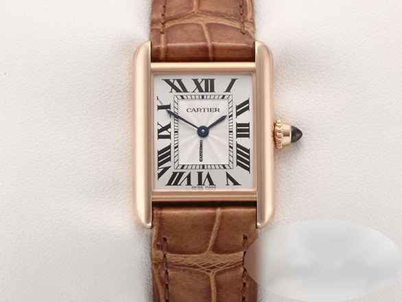  Cartier Tank Louis Cartier Kleines Modell Rosegold 750 2024 Wgta0010 Handaufzug 18kt Rose Gold 