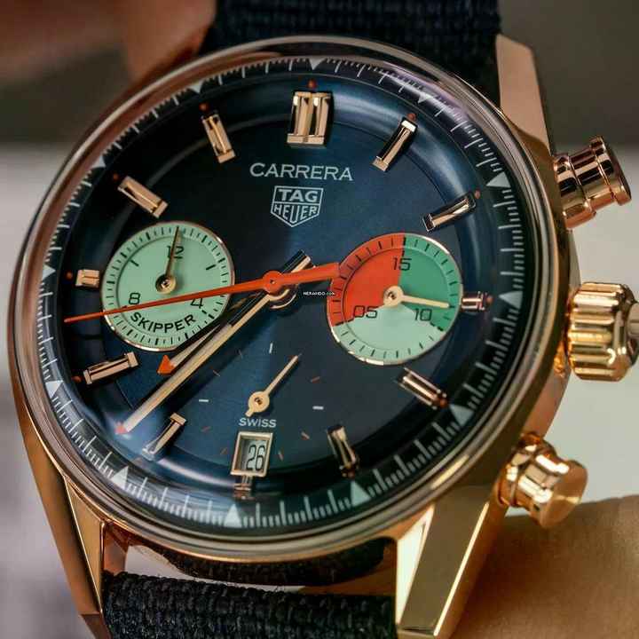  TAG Heuer Carrera Skipper Glass Box NEW FULL SET 