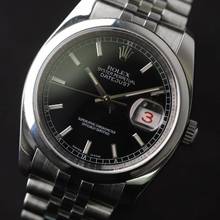 Thumbnail von Rolex Datejust 36 Black Roulette Dial