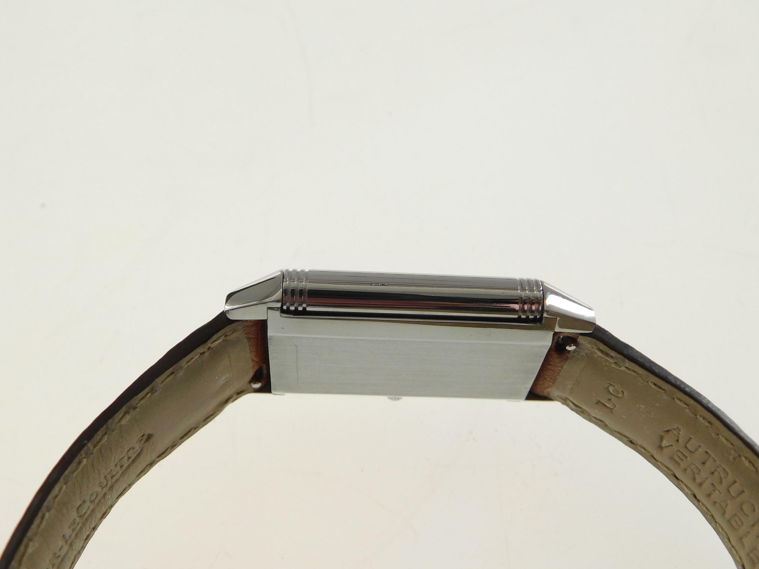 Thumbnail von Jaeger-LeCoultre Reverso Classique Classic im sehr guten Zustand mit original Straussenband Classic Modell 23 x 38 mm