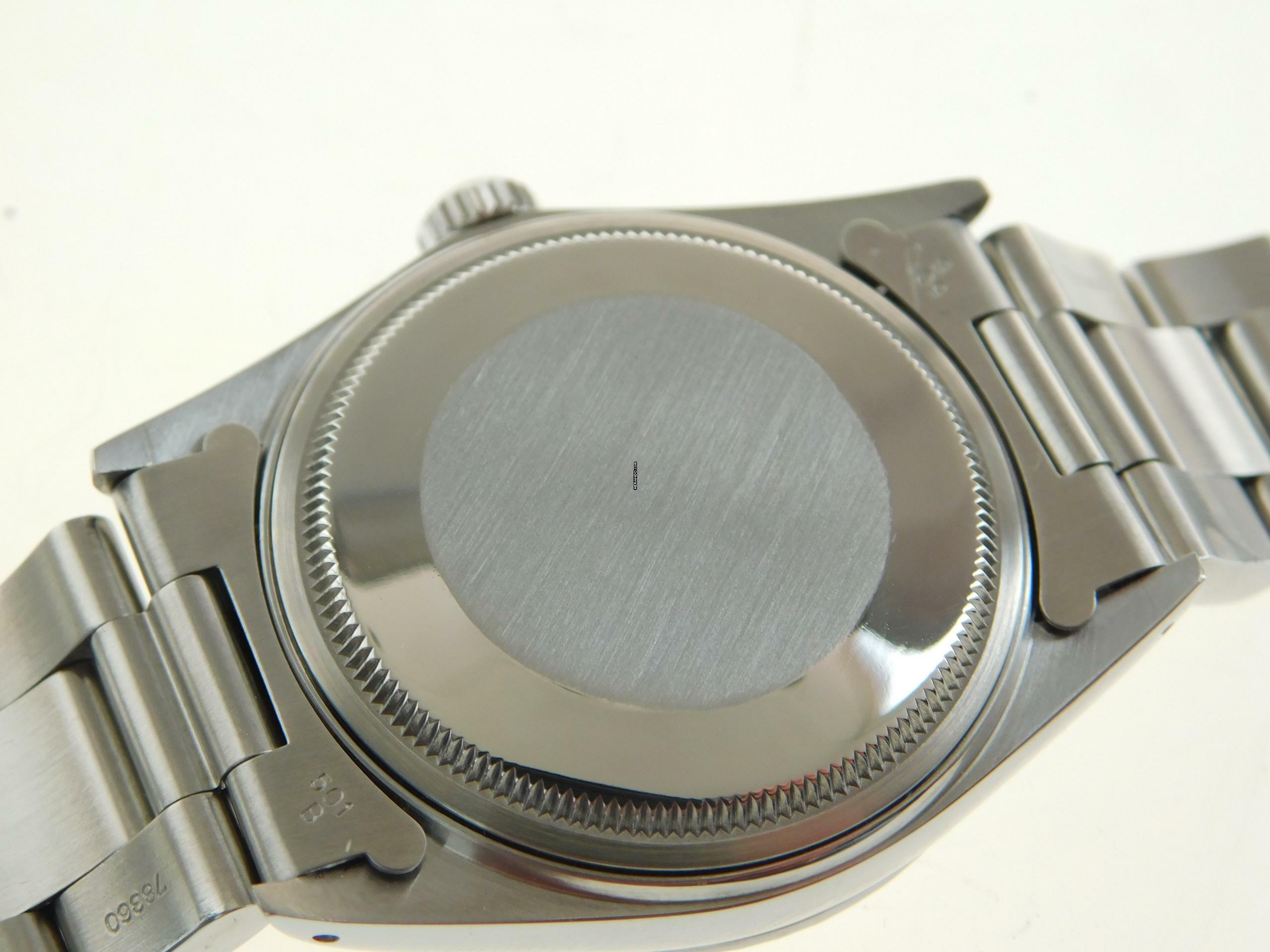 Thumbnail von Rolex Datejust 36 Stahl 36 mm Stella Dial römisch T Swiss Made T v 1987 im Top Zustand R Serie seltenes Stella Zifferblatt