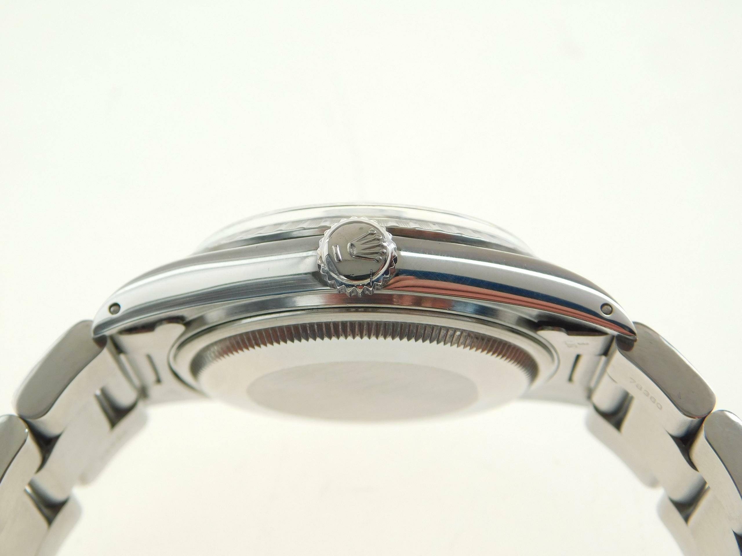 Thumbnail von Rolex Datejust 36 Stahl 36 mm Stella Dial römisch T Swiss Made T v 1987 im Top Zustand R Serie seltenes Stella Zifferblatt