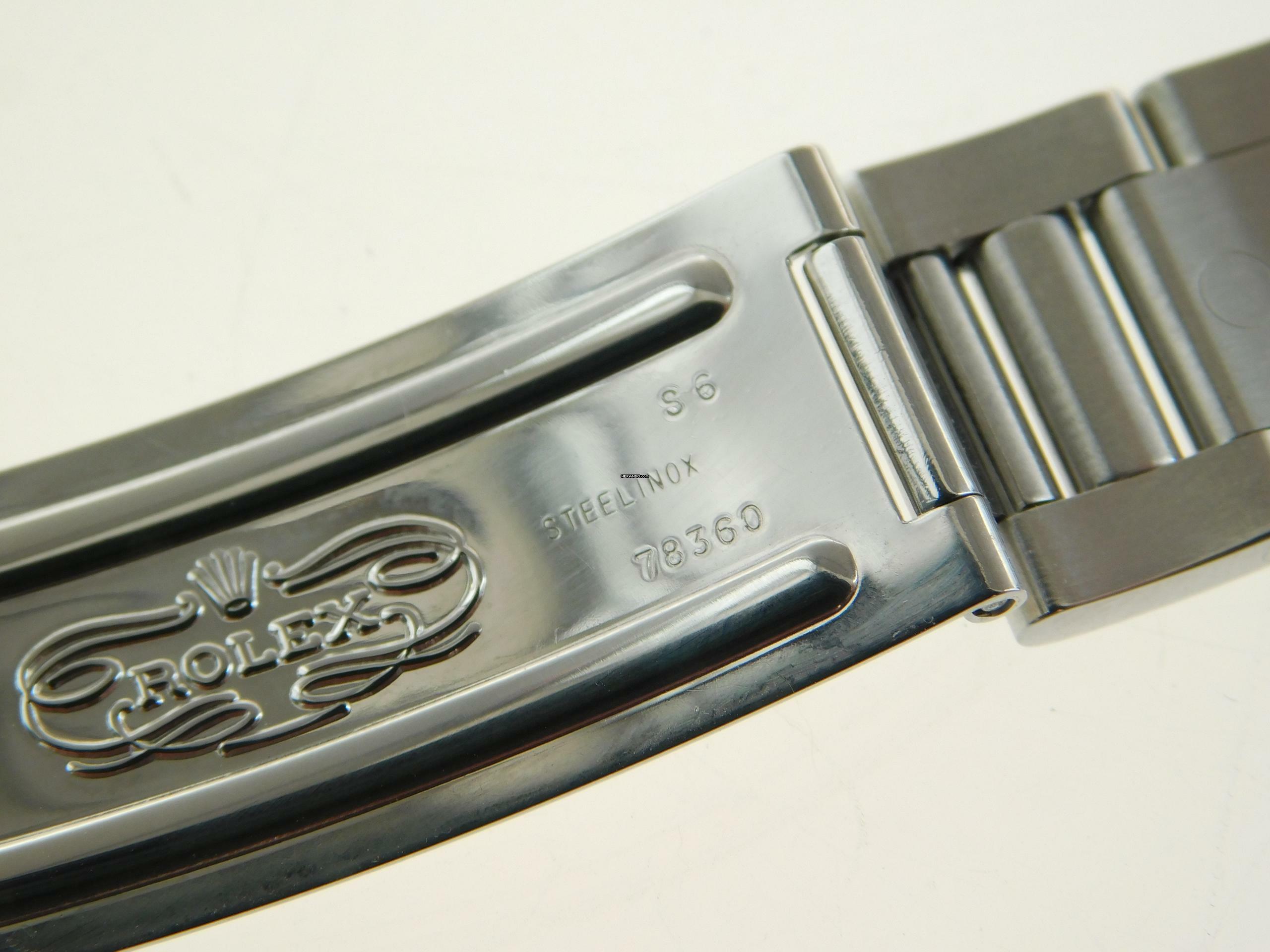 Thumbnail von Rolex Datejust 36 Stahl 36 mm Stella Dial römisch T Swiss Made T v 1987 im Top Zustand R Serie seltenes Stella Zifferblatt