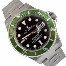 Thumbnail von Rolex Submariner Date 16610LV MK1 Kermit Fat Four bezel Full Set 2003