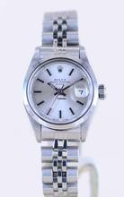 Thumbnail von Rolex Oyster Perpetual Lady Date silver index dial Jubiléband 26mm polished Bezel