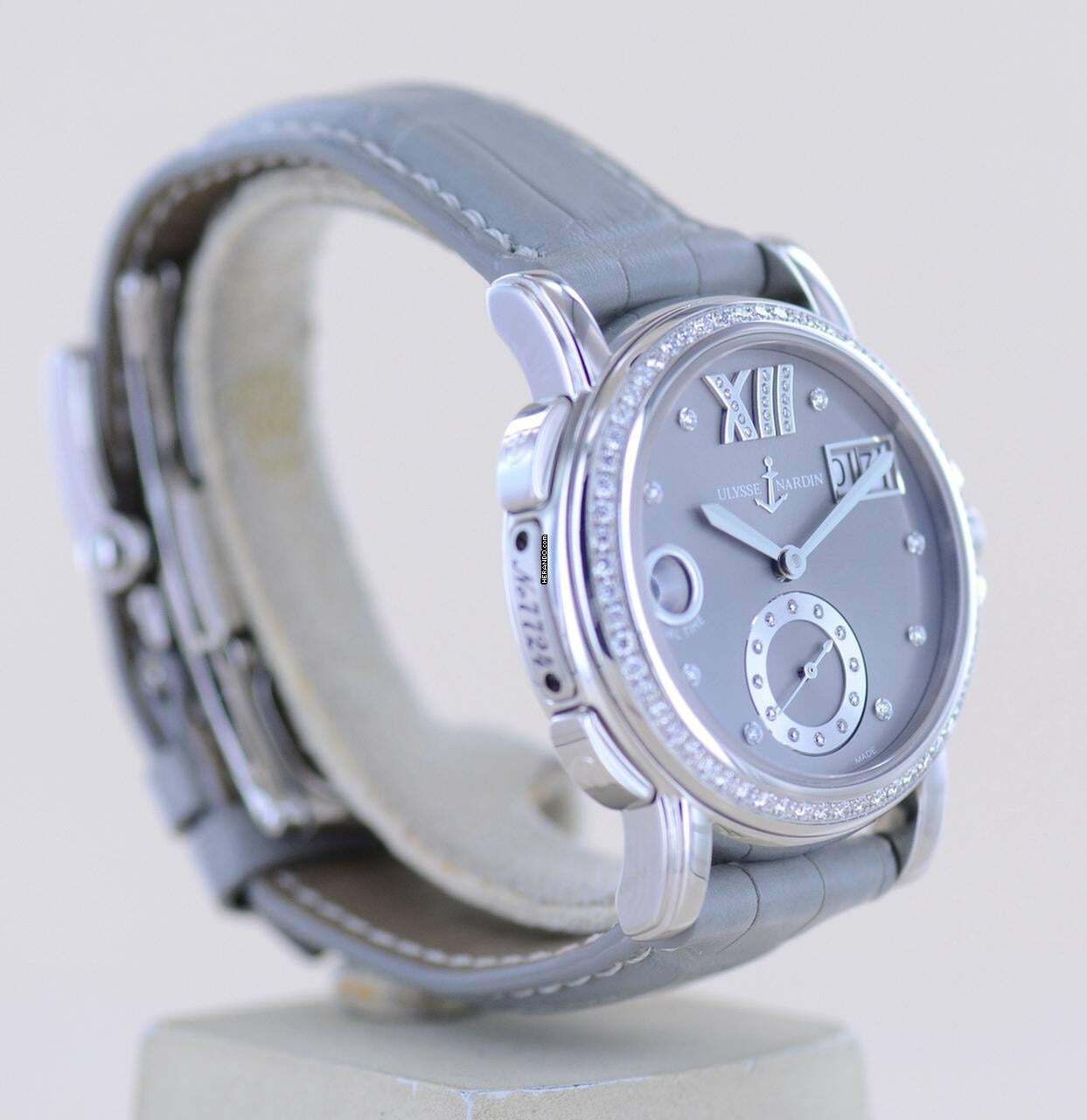 Thumbnail von Ulysse Nardin Dual Time Lady GMT Big Date Dual Time Grey Diamond Dial Luxusuhr Top rar