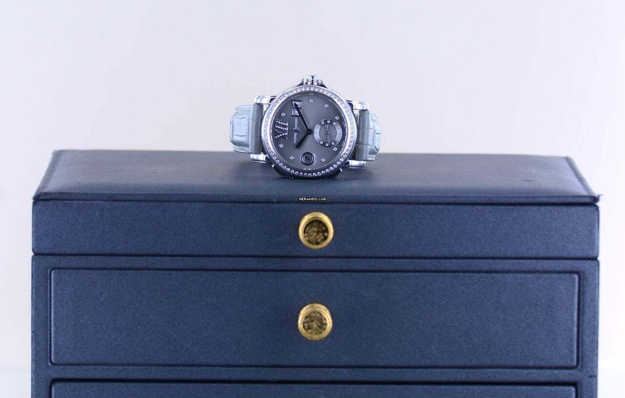 Thumbnail von Ulysse Nardin Dual Time Lady GMT Big Date Dual Time Grey Diamond Dial Luxusuhr Top rar