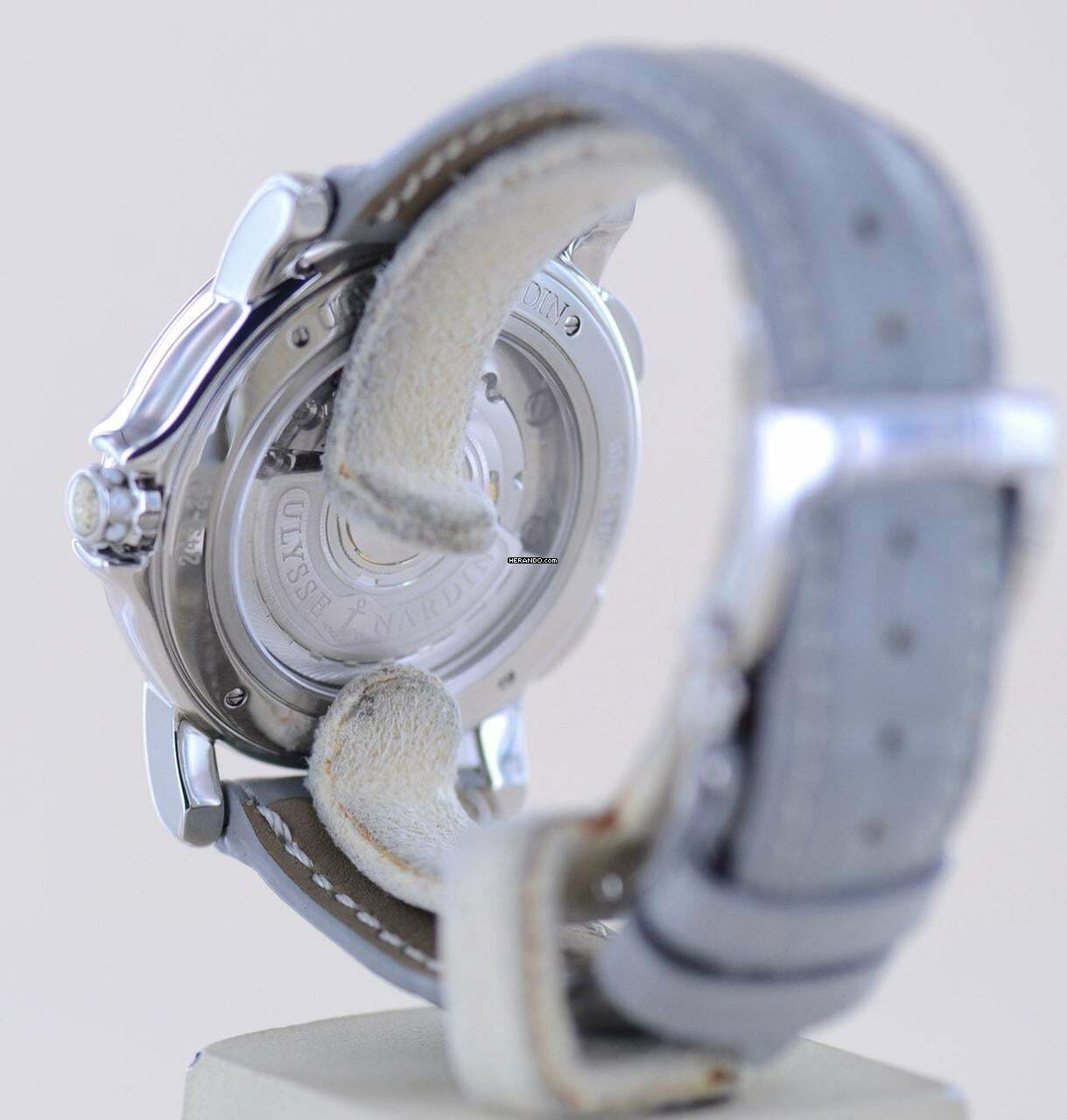 Thumbnail von Ulysse Nardin Dual Time Lady GMT Big Date Dual Time Grey Diamond Dial Luxusuhr Top rar