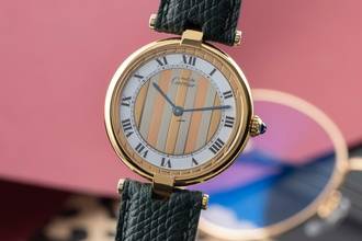Thumbnail von Cartier Trinity Vendome LC GM Vermeil 925 Silber Trinity Dial Medium Size Ref. 590003