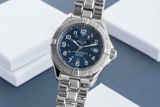 Thumbnail von Breitling Superocean Automatik Datum Edelstahl Herrenuhr Ref. A17340