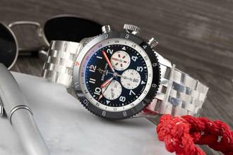 Thumbnail von Breitling Super Avi B04 Chronograph GMT 46 Mosquito Ref. YB04451A1B1A1 B&P