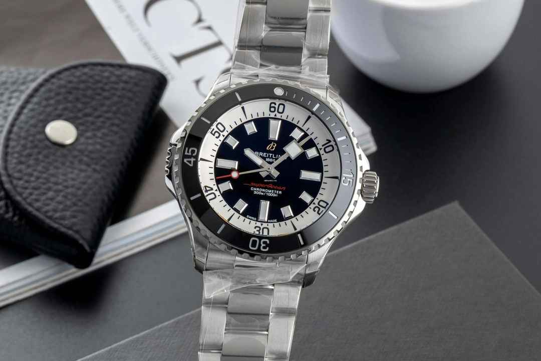  Breitling Superocean 46 Automatic 46 Stahl Herrenuhr Ref. A17378211B1A1 