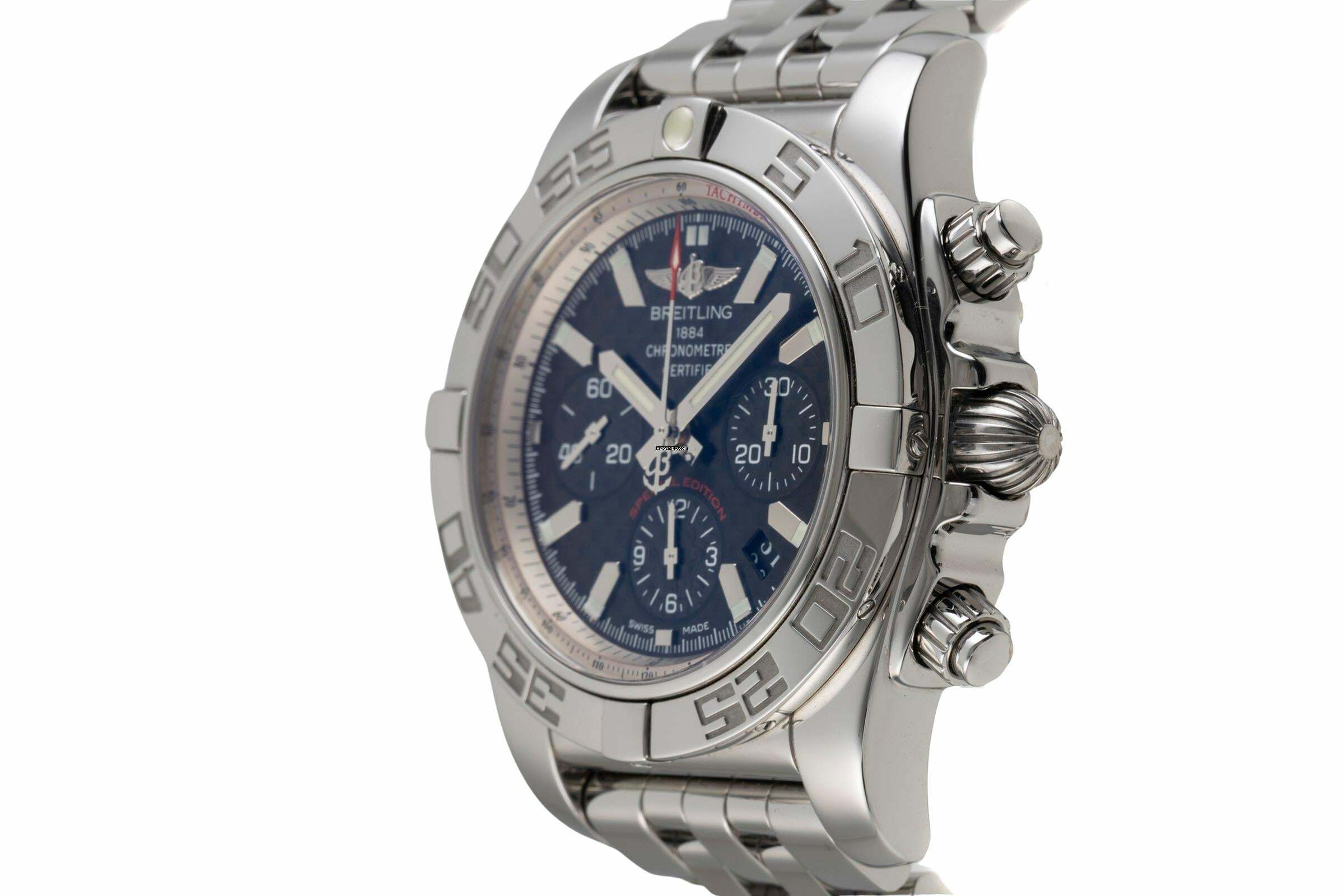 Thumbnail von Breitling Chronomat 44 Chronograph Stahl Automatik Ref. AB011012/BE69/388A B&P