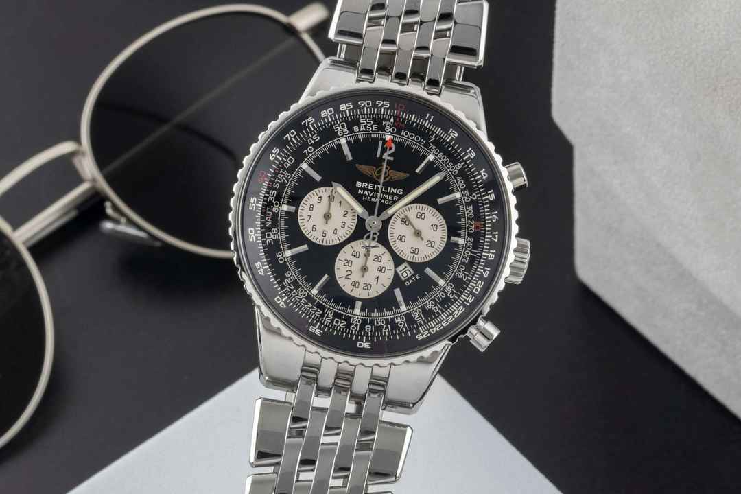  Breitling Navitimer Heritage Chronograph Stahl Automatik Ref. A3535024/B554 B&P 