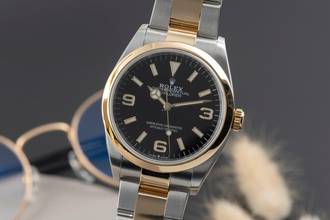 Thumbnail von Rolex Explorer 36 Oystersteel / Gold Automatik Herrenuhr Ref. 124273