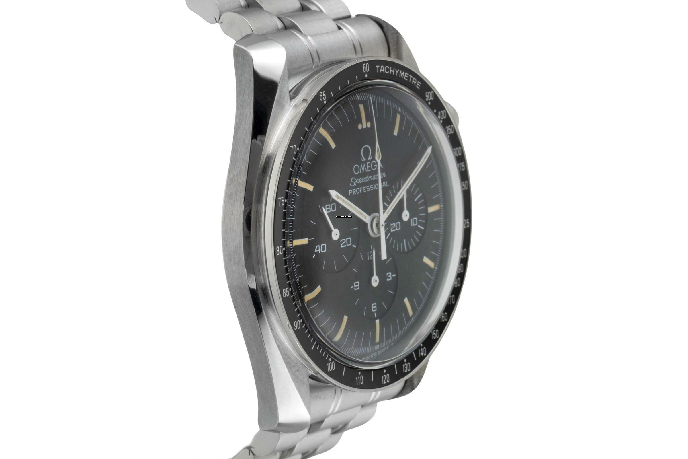 Thumbnail von Omega Speedmaster Professional Moonwatch Chronograph Stahl Handaufzug Ref. 3590.50.00 B&P