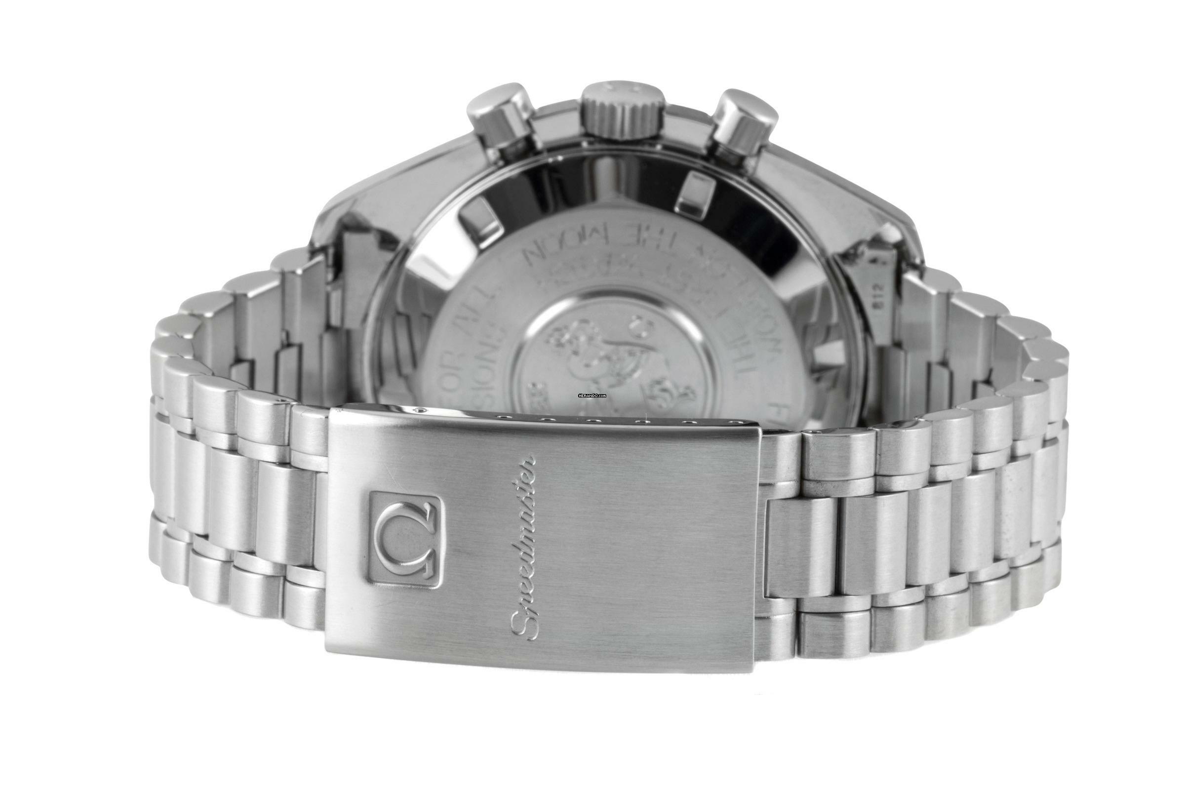 Thumbnail von Omega Speedmaster Professional Moonwatch Chronograph Stahl Handaufzug Ref. 3590.50.00 B&P