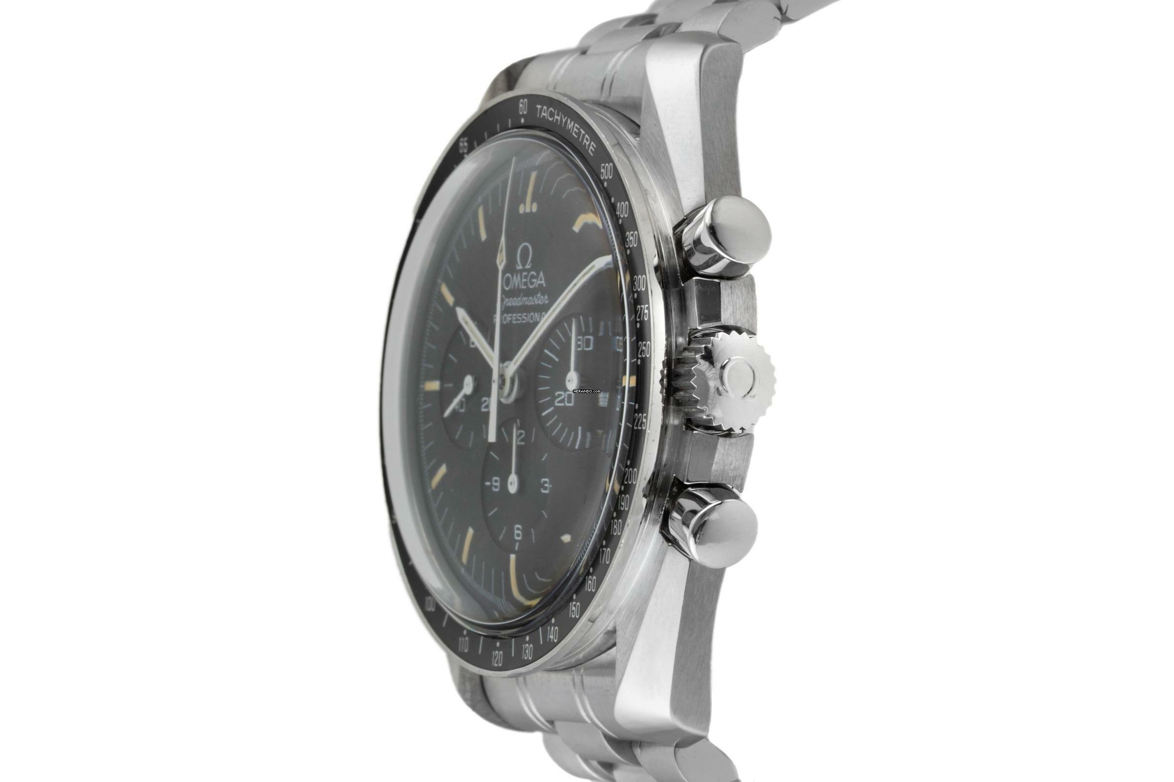 Thumbnail von Omega Speedmaster Professional Moonwatch Chronograph Stahl Handaufzug Ref. 3590.50.00 B&P