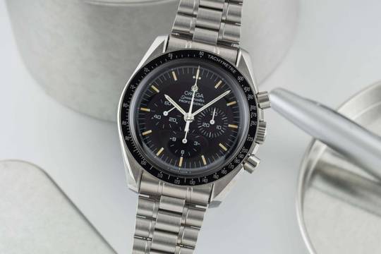  Omega Speedmaster Professional Moonwatch Chronograph Stahl Handaufzug Ref. 3590.50.00 B&P 