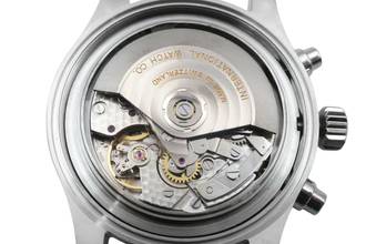 Thumbnail von IWC Fliegeruhr Chronograph Pilot Orange Sandstorm Chronograph Stahl Automatik Ref. IW377730 B&P 2021