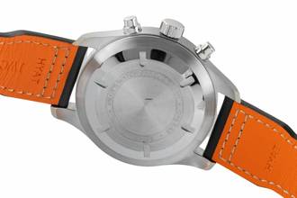 Thumbnail von IWC Fliegeruhr Chronograph Pilot Orange Sandstorm Chronograph Stahl Automatik Ref. IW377730 B&P 2021