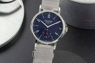 Thumbnail von NOMOS Ahoi Neomatik 38 Stahl Automatik Herrenuhr Ref. 528 B&P
