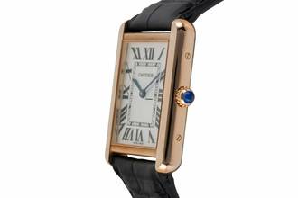 Thumbnail von Cartier Tank Solo LM 18k (0,750) Roségold Quarz Herrenuhr Ref. W5200025 Papiere