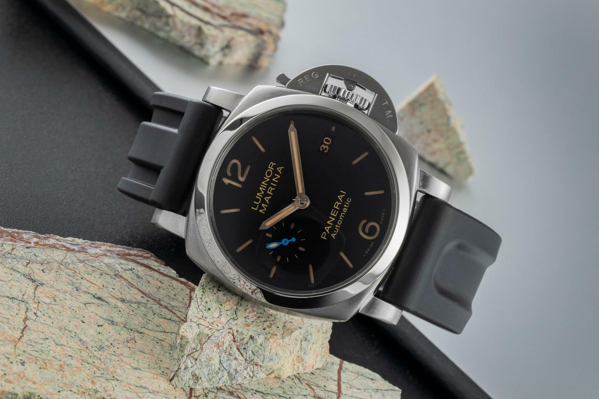 Thumbnail von Panerai Luminor Marina 1950 3 Days Automatic 42 3 Days Stahl Automatic Ref. PAM01392 B&P