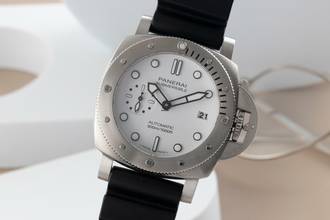 Thumbnail von Panerai Submersible Edelstahl Automatik Herrenuhr Ref. PAM01223 B&P 2021