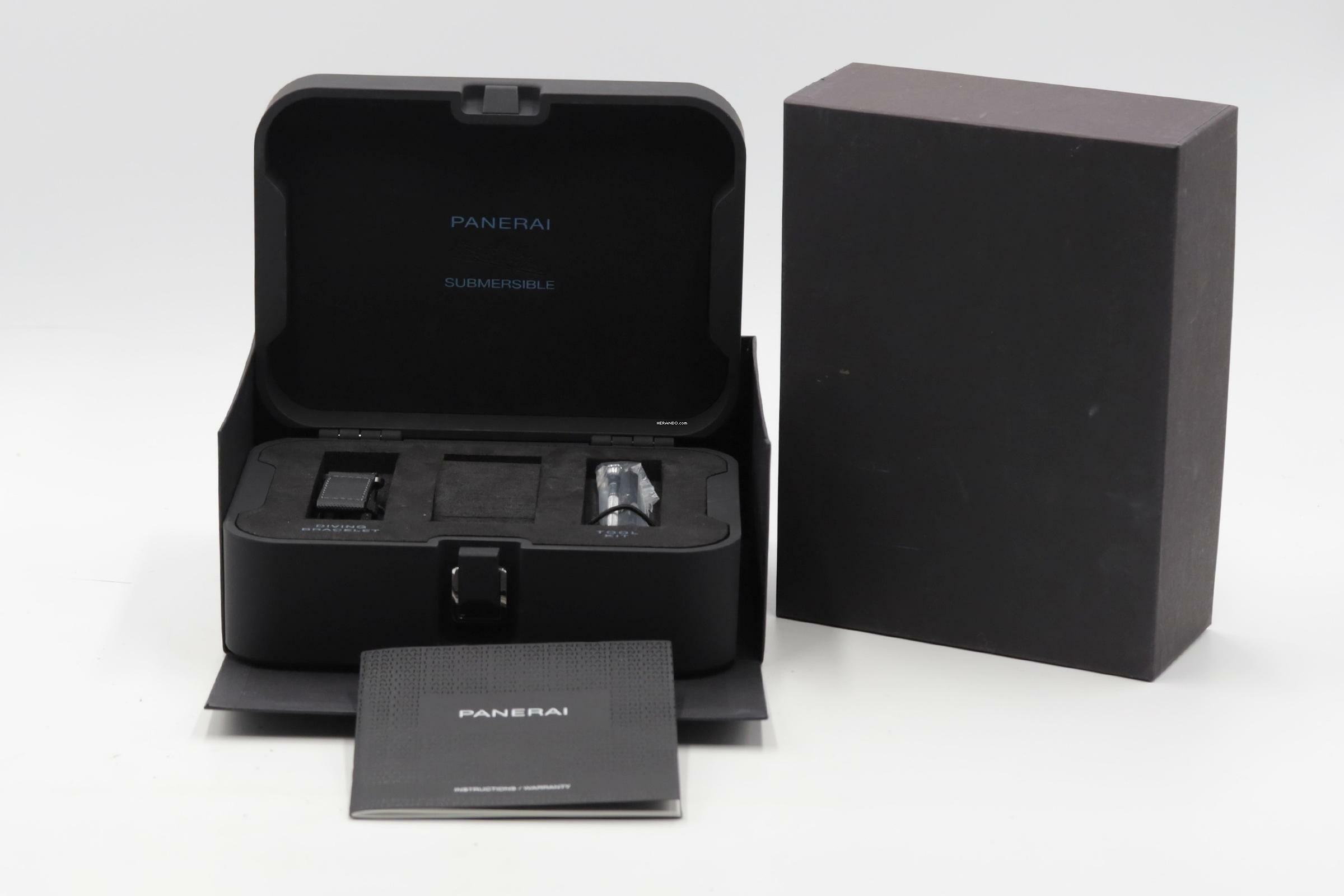 Thumbnail von Panerai Submersible Edelstahl Automatik Herrenuhr Ref. PAM01223 B&P 2021