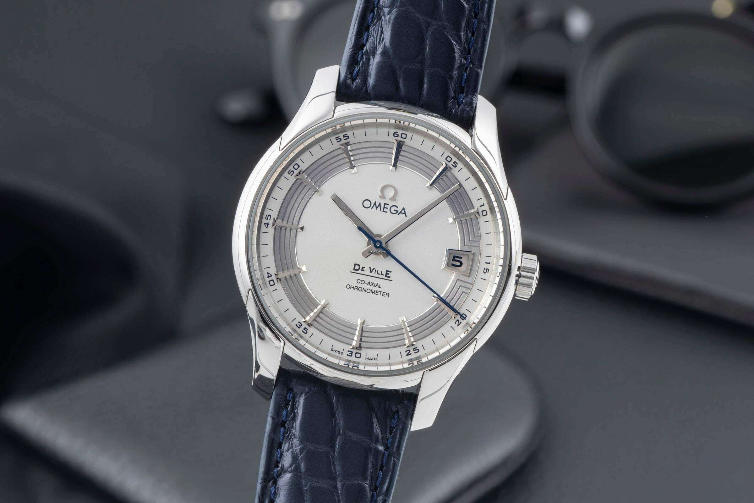  Omega De Ville Hour Vision Co-Axial Automatik Herrenuhr Ref 431.33.41.21.02.001 