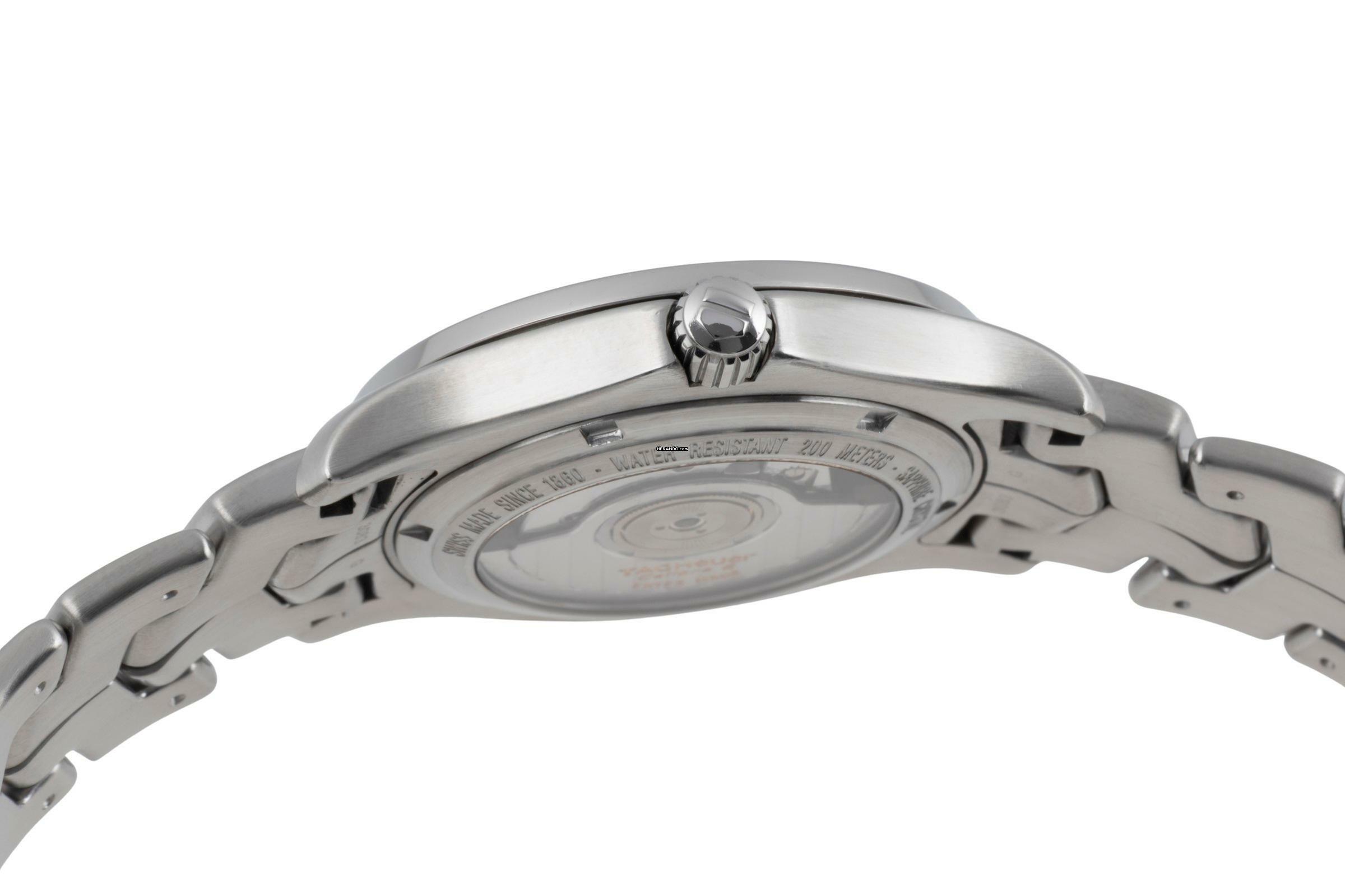 Thumbnail von TAG Heuer Link Calibre 6 Black Dial Edelstahl Automatik Herrenuhr Ref. WJF211A