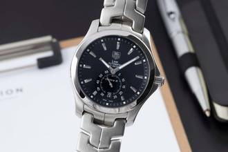 Thumbnail von TAG Heuer Link Calibre 6 Black Dial Edelstahl Automatik Herrenuhr Ref. WJF211A