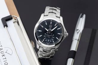 Thumbnail von TAG Heuer Link Calibre 6 Black Dial Edelstahl Automatik Herrenuhr Ref. WJF211A