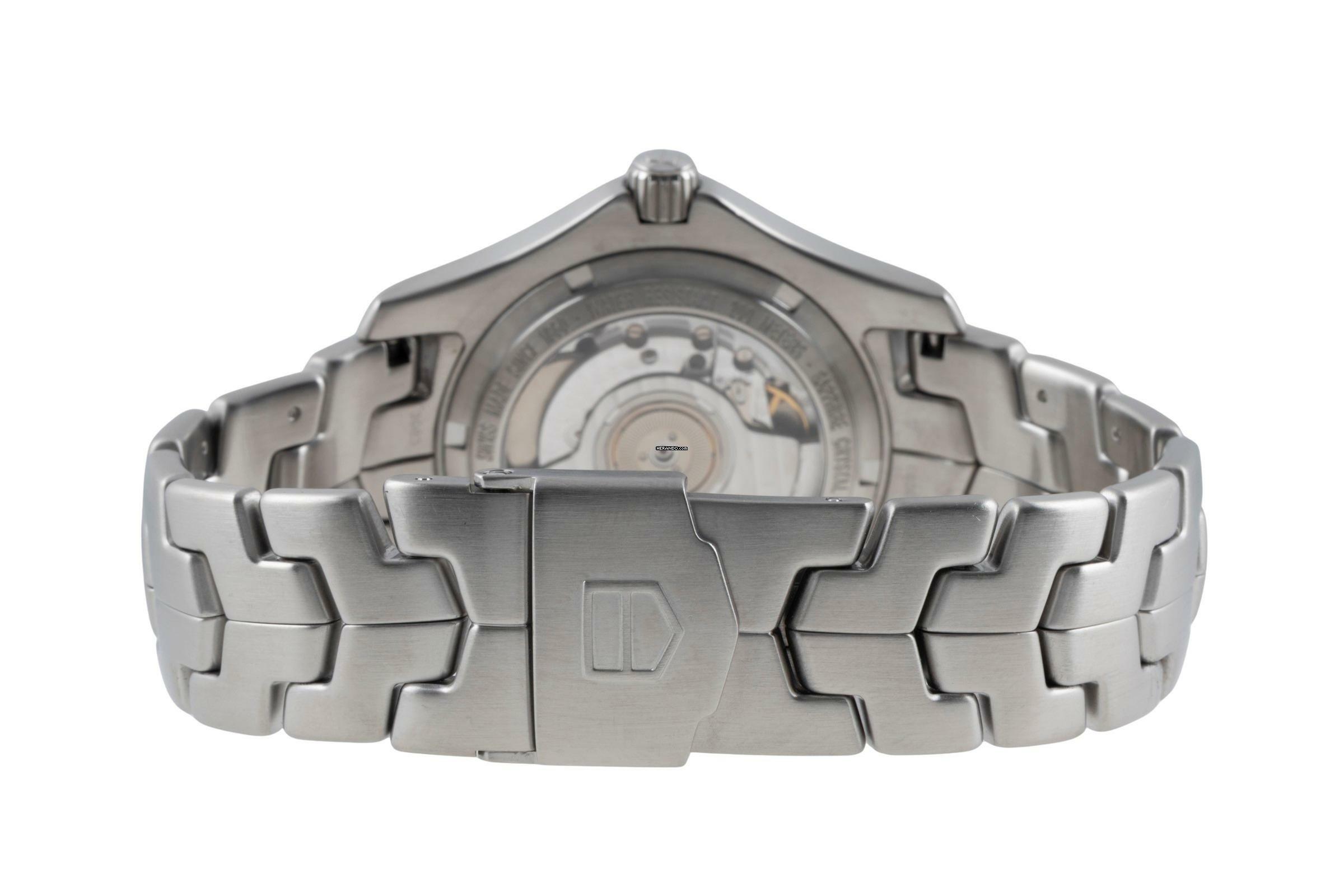 Thumbnail von TAG Heuer Link Calibre 6 Black Dial Edelstahl Automatik Herrenuhr Ref. WJF211A