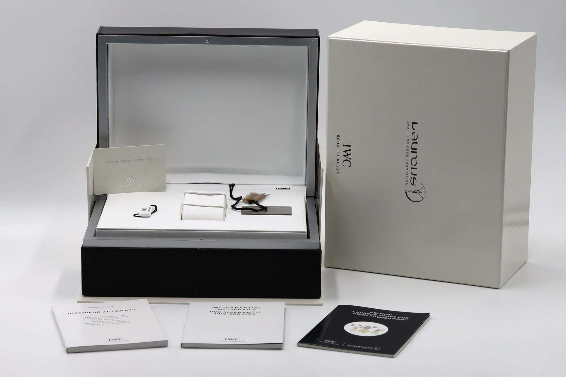 Thumbnail von IWC Ingenieur Automatic Laureus Sport Automatik Edelstahl Limited Ref. IW323909 B&P 2016