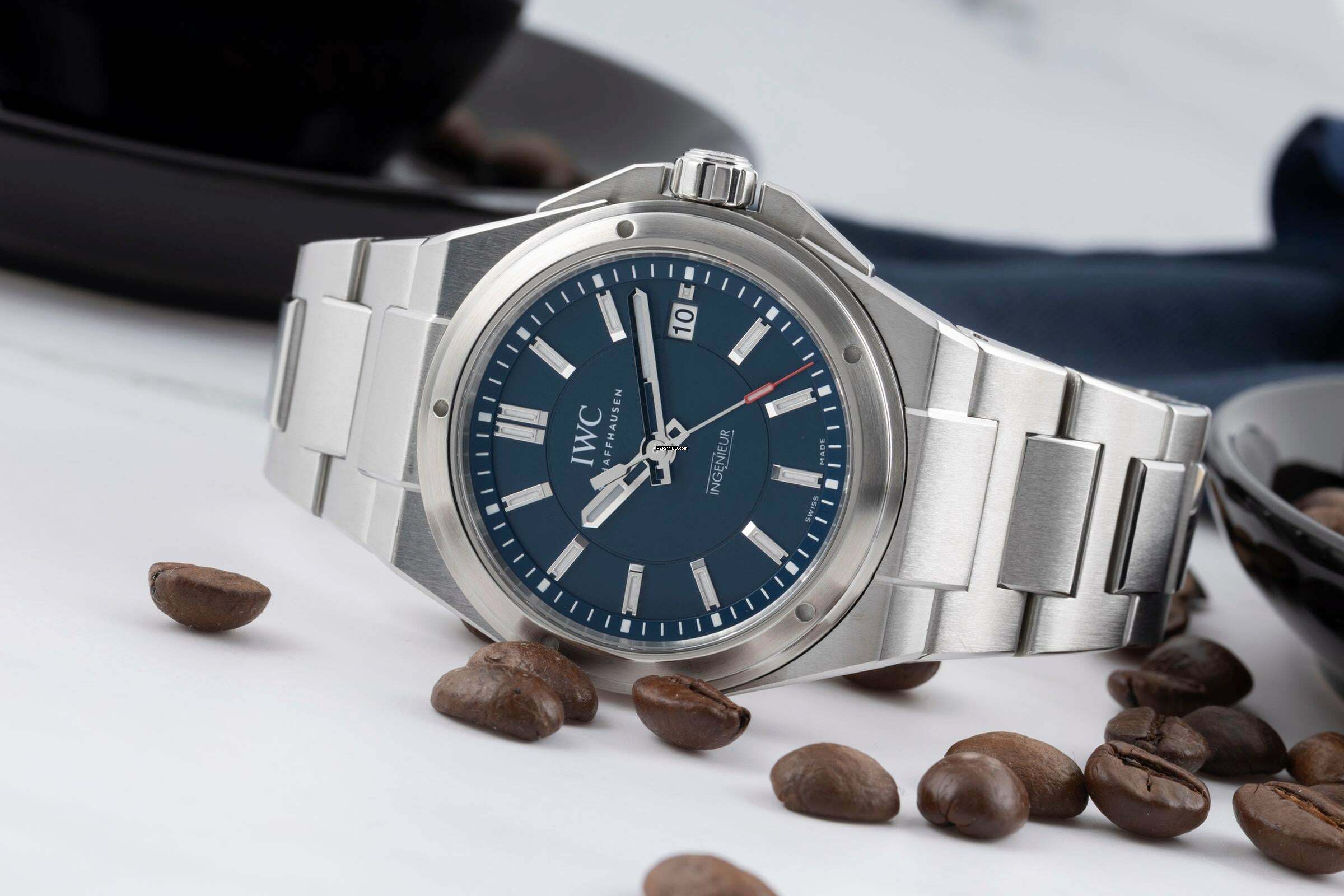 Thumbnail von IWC Ingenieur Automatic Laureus Sport Automatik Edelstahl Limited Ref. IW323909 B&P 2016