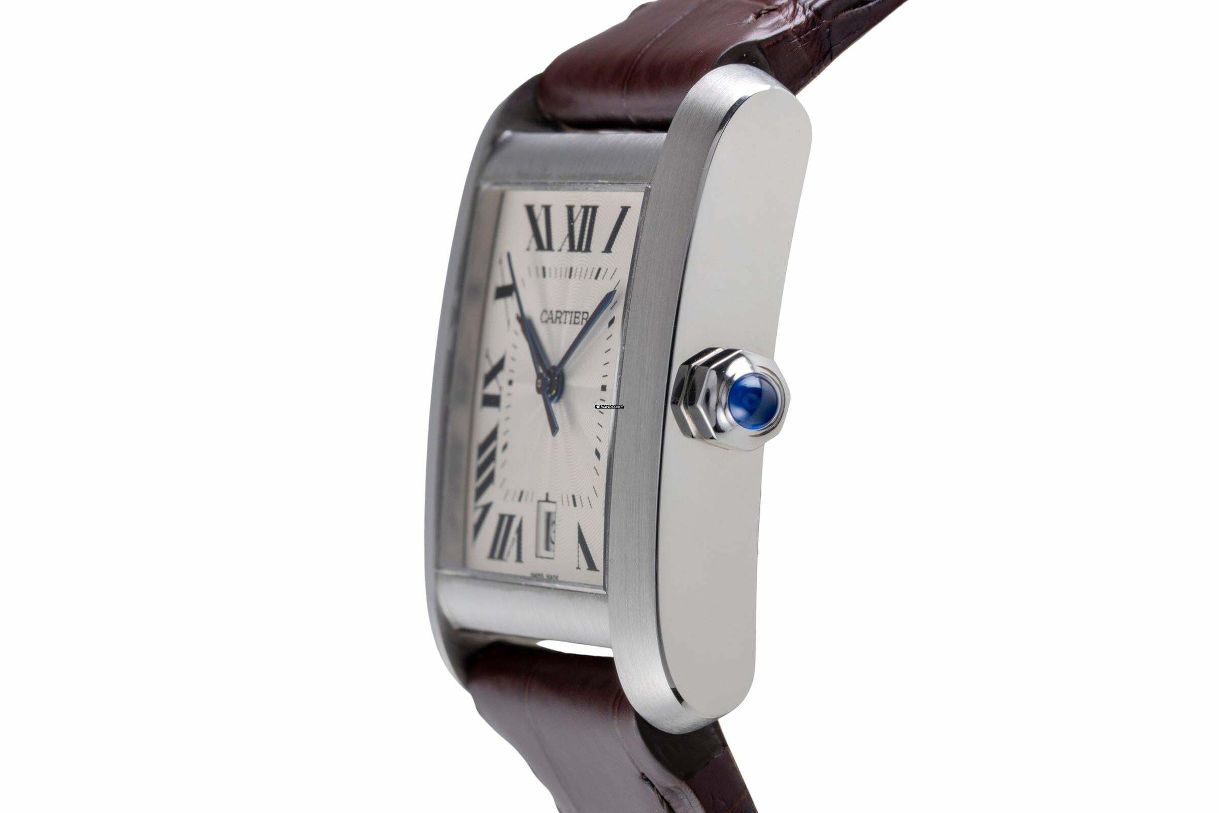 Thumbnail von Cartier Tank Française Edelstahl Automatik Herrenuhr Ref. W5101755 B&P 2002