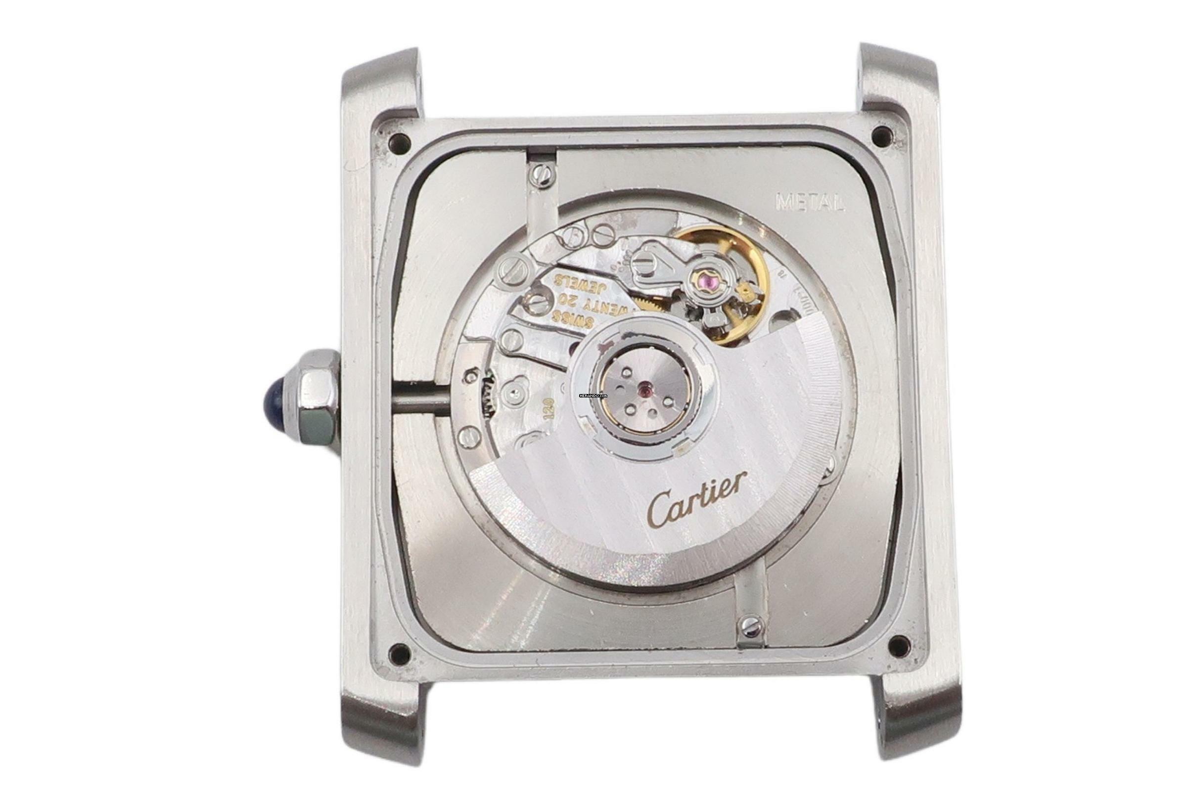 Thumbnail von Cartier Tank Française Edelstahl Automatik Herrenuhr Ref. W5101755 B&P 2002