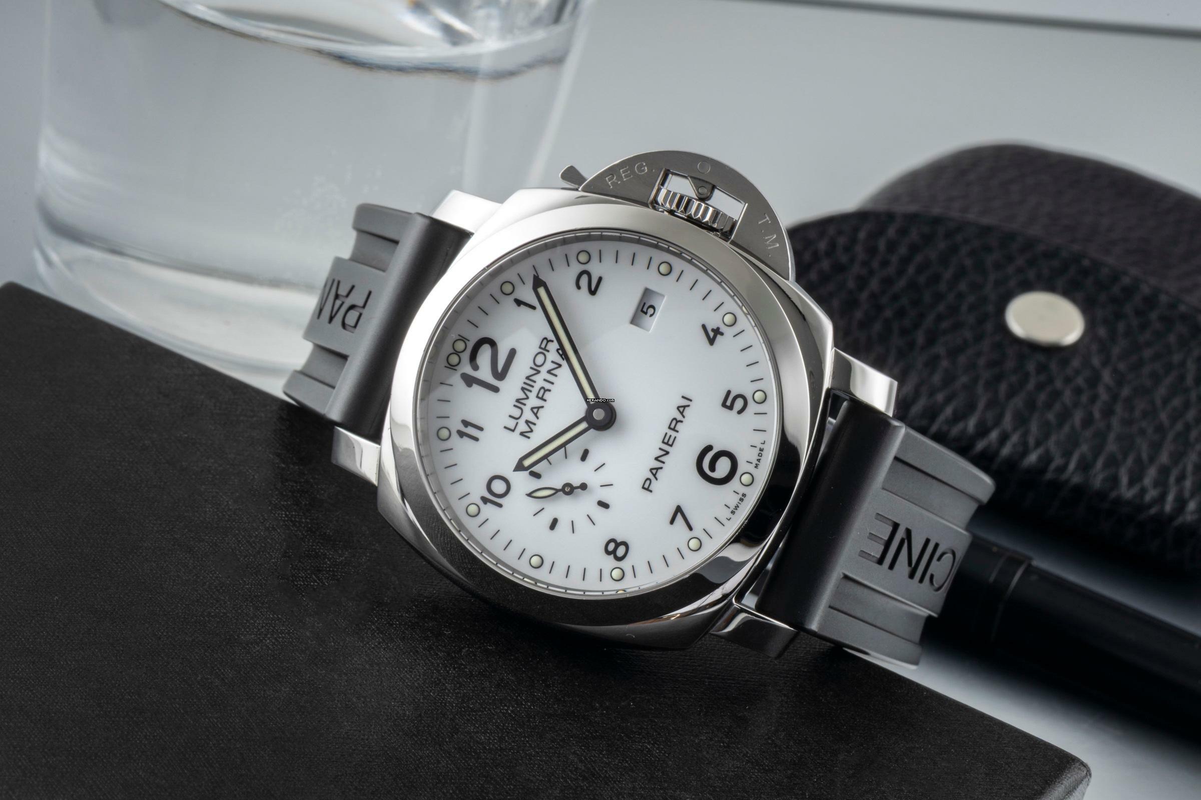 Thumbnail von Panerai Luminor Marina 1950 3 Days Automatic Stahl Automatik Herrenuhr Ref. PAM00499 B&P