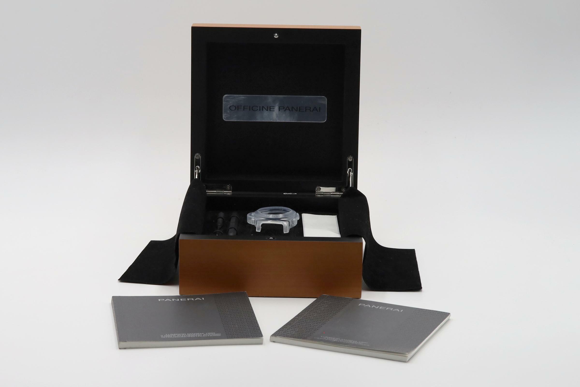 Thumbnail von Panerai Luminor Marina 1950 3 Days Automatic Stahl Automatik Herrenuhr Ref. PAM00499 B&P