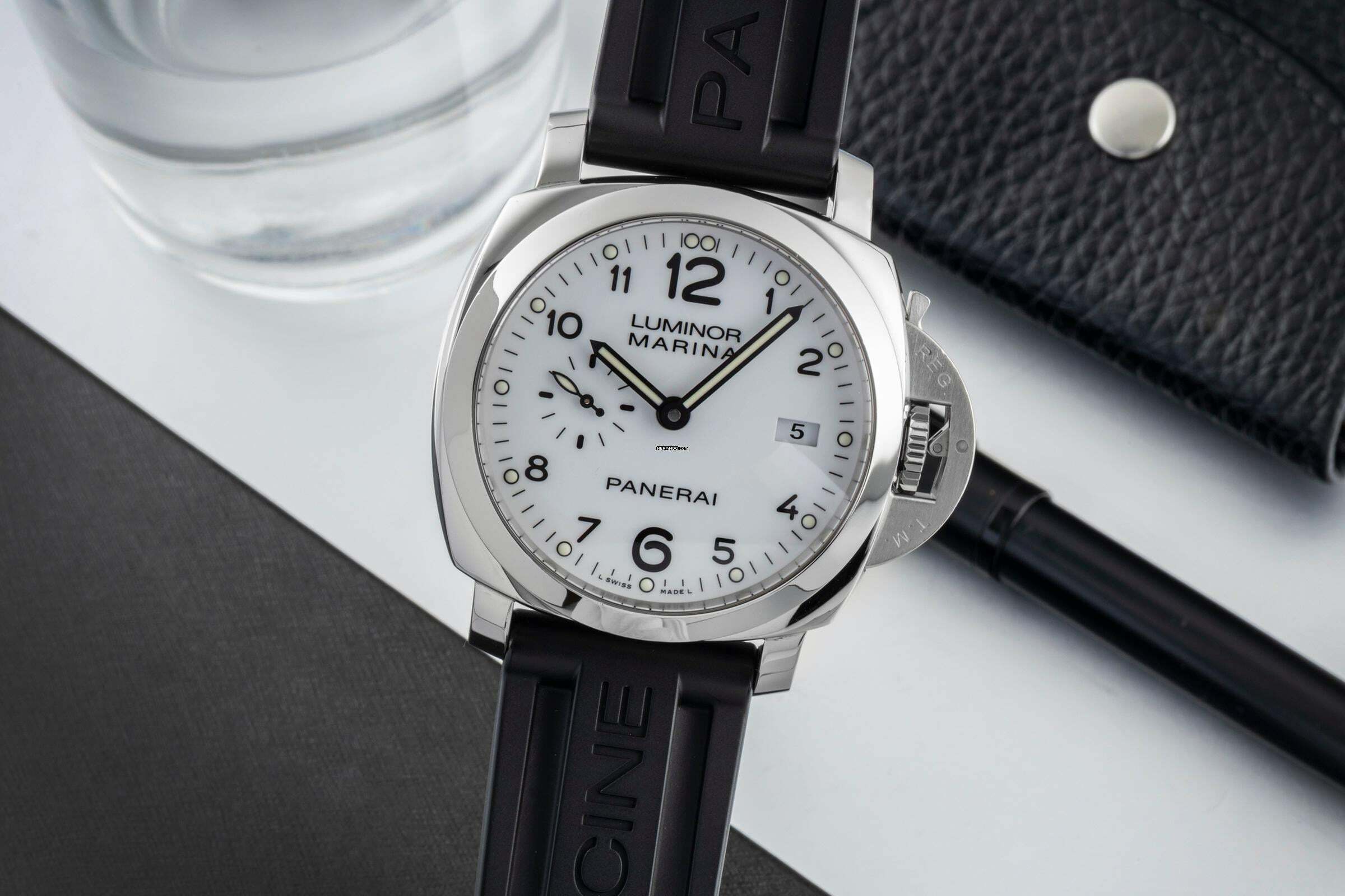  Panerai Luminor Marina 1950 3 Days Automatic Stahl Automatik Herrenuhr Ref. PAM00499 B&P 