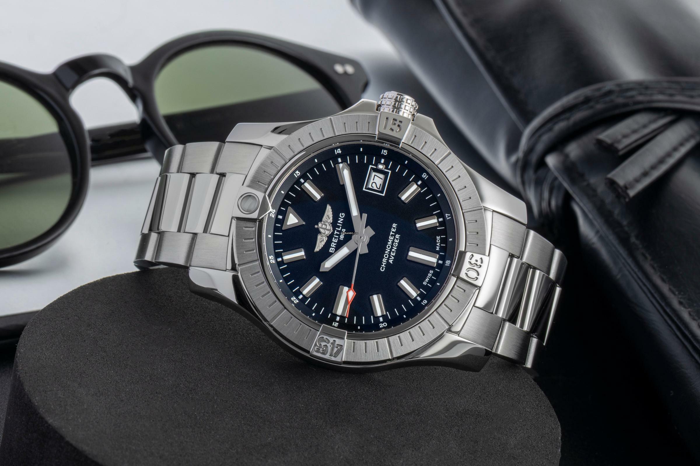 Thumbnail von Breitling Avenger Stahl Automatik Herrenuhr Ref A17318101B1A1 Box & Papiere 2020