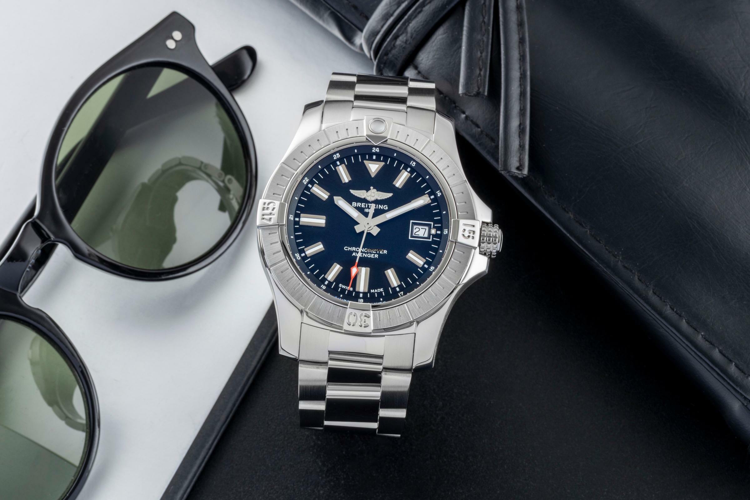 Thumbnail von Breitling Avenger Stahl Automatik Herrenuhr Ref A17318101B1A1 Box & Papiere 2020