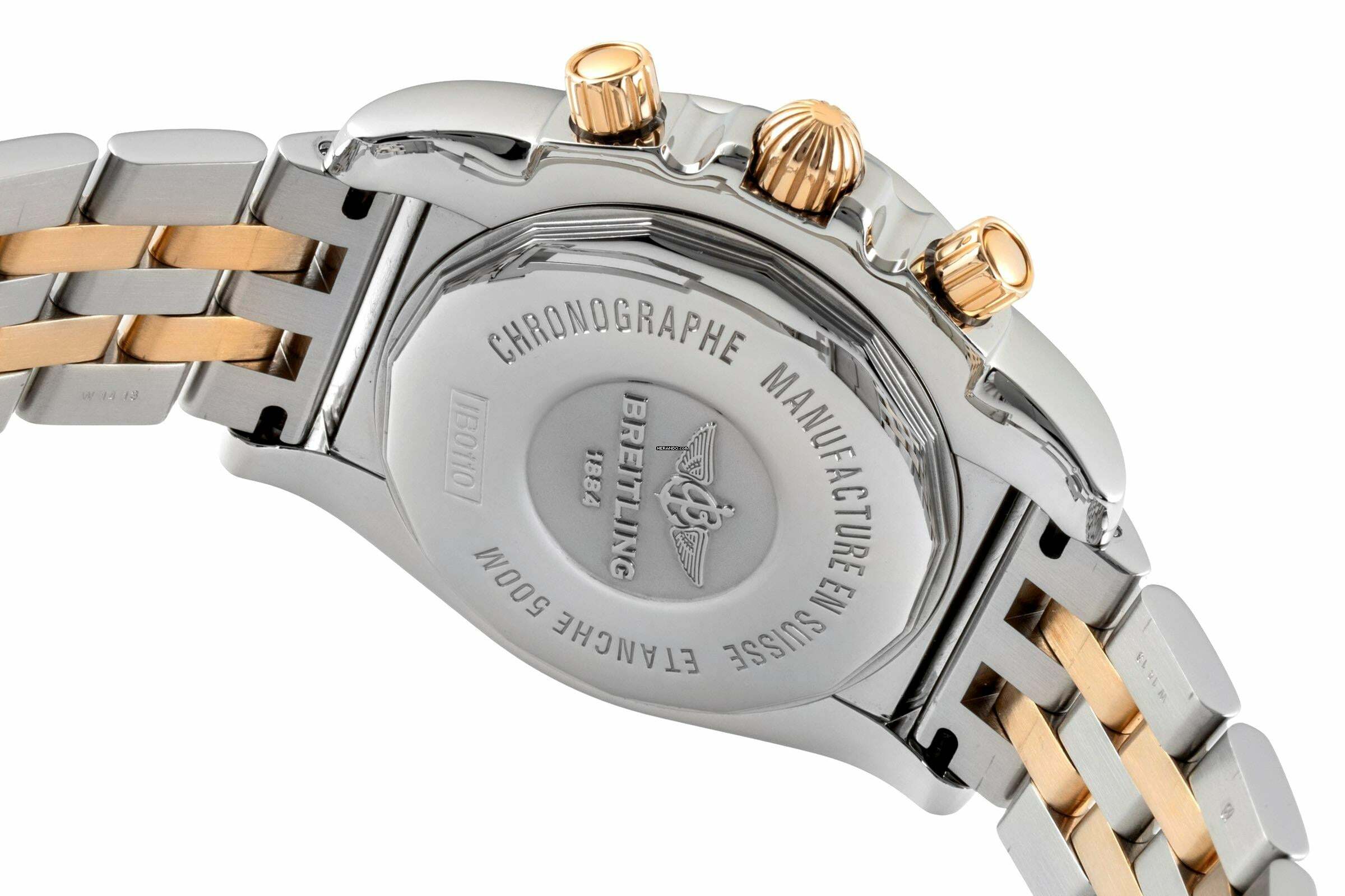 Thumbnail von Breitling Chronomat 44 Chronograph Stahl / Gold Automatik Herrenuhr Ref. IB0110