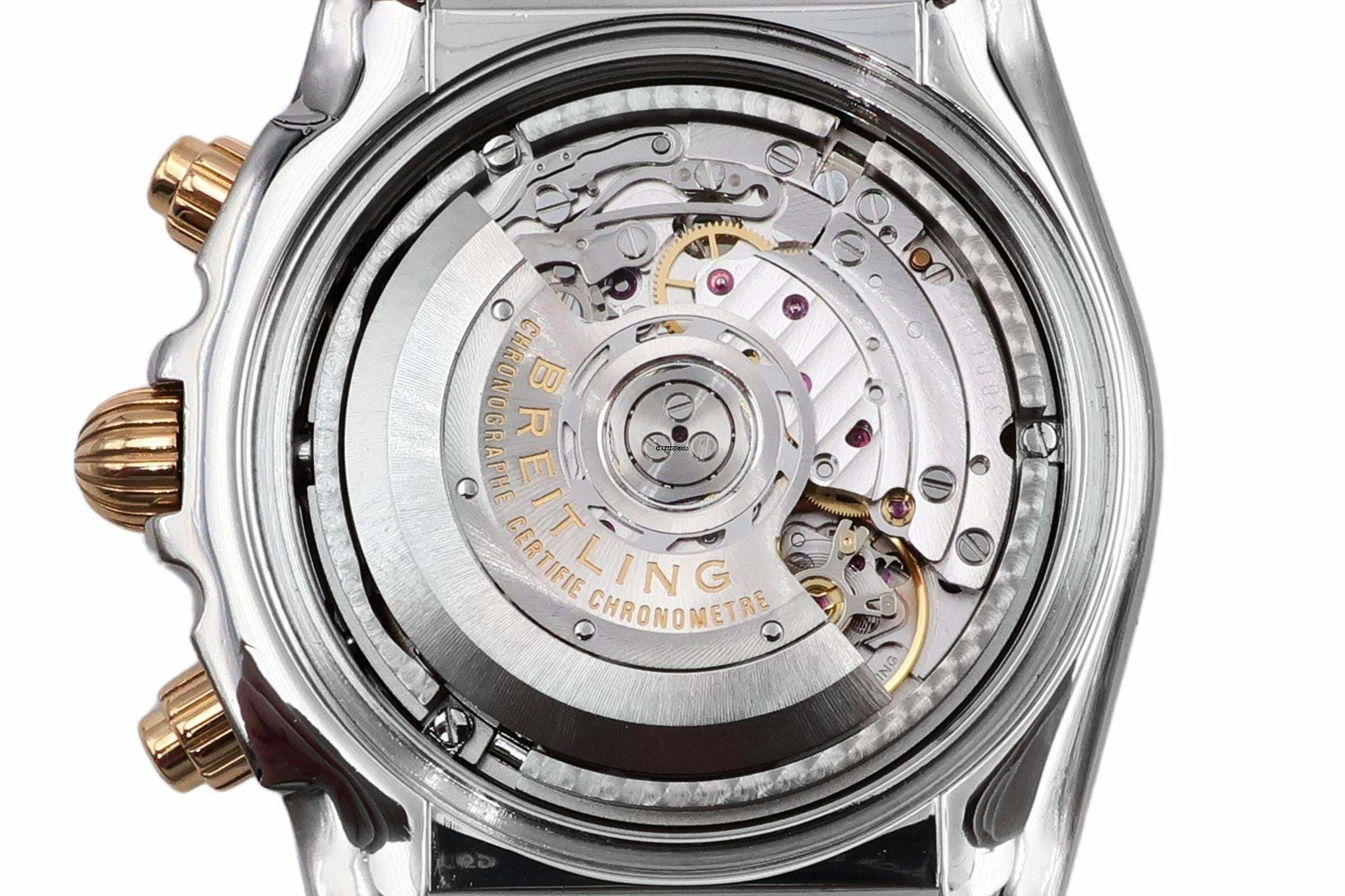 Thumbnail von Breitling Chronomat 44 Chronograph Stahl / Gold Automatik Herrenuhr Ref. IB0110