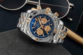Thumbnail von Breitling Chronomat 44 Chronograph Stahl / Gold Automatik Herrenuhr Ref. IB0110